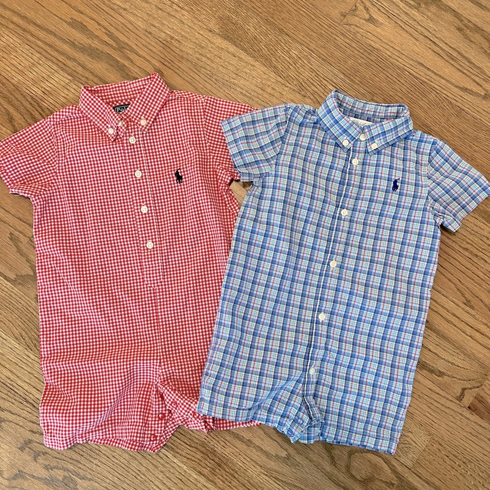 Ralph Lauren onesies 18mos - set of 2